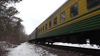 Тепловоз ТЭП70-0319 с поездом №124В Белгород — Новосибирск