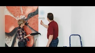 Как поклеить 3D фотообои (oboi-3d.ru)