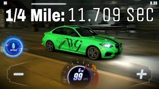 CSR Racing 2 Tune T2 BMW M235i Coupe 1/4 Mile!