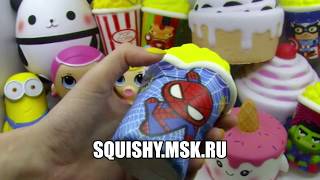 СКВИШ МММНЯШКА ПОПКОРН ЧЕЛОВЕК ПАУК| ИГРУШКА-АНТИСТРЕСС ОБЗОР ВИДЕО ДЛЯ ДЕТЕЙ | SQUISHY КАВАЙНЫЕ
