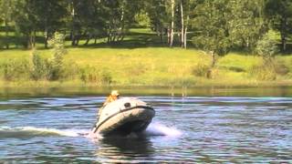 Лодка Гладиатор 370 АL и мотор Ямаха 15