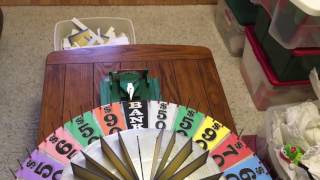 My Homemade Wheel of Fortune - BONUS ROUND Wheel Demo Spin