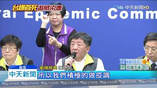 20200217中天新聞　台灣新冠肺炎首例死亡　60多歲男性白牌司機