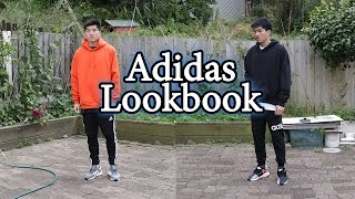 Cozy Outfits with Adidas Pants and Sneakers (Iniki and EQT)
