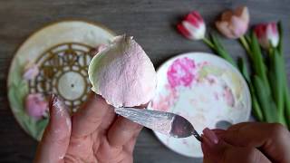 Скульптурная живопись. Видеокурс. Часы с тюльпанами.