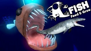 Feed and Grow Fish Gameplay German - Der gigantische Angler Fisch