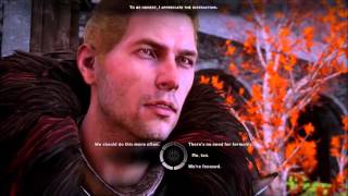 Dragon Age Inquisition -Cullen Chess game. Flirting with Cullen (Romancing Solas)