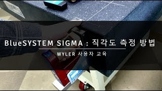 BlueSYSTEM SIGMA : 직각도 측정 방법