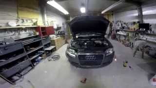 Как снять бампер на AUDI A4