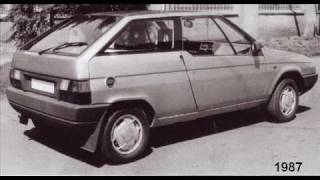 Škoda favorit prototypy