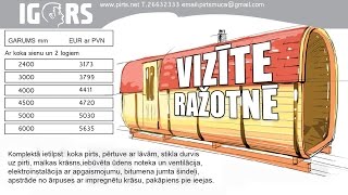 Ražots Latvijā Pirts muca vizīte ražotnē Igors Balodis