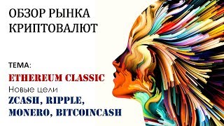 Ethereum Classic — новые цели. BitcoinCash,  ZCash, Ripple, MONERO | Обзор TSI Analytics