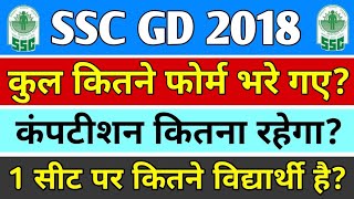 SSC GD total kitne form bhare Gaye // SSC GD 2018