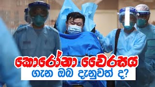 2019 නව කොරෝනා වෛරසය ගැන ඔබ දැනුවත් ද? | Corona-virus