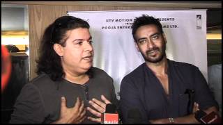 Ajay Devgn - Sajid Khan At Himmatwala Song Recording