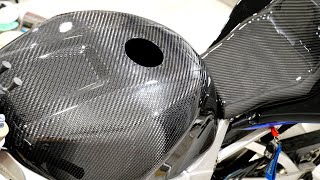 Делаю карбоновый обвес для Джиксера 1000сс - SUZUKI GSX 1000 R K1 - старый но дерзкий мото