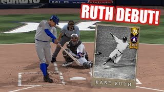Babe Ruth Debut! - MLB The Show 18 Diamond Dynasty Gameplay
