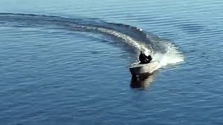Yamaha 15 л.с 4т + лодка казанка.Замер скорости.