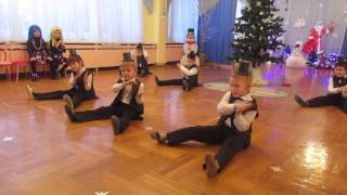 ТАНЕЦ ПИНГВИНОВ (новый год  2016, старшая группа)