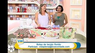 Artesanato - Bolsa de tecido