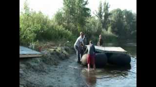 По Пслу на плоту часть 1