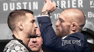 Битва взглядов Конор Макгрегор - Дастин Порье перед боем на UFC 257 / Face off Conor VS Poirier