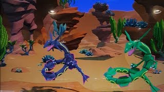 ポケモンガオーレ5弾 色違いの黒いレックウザとレックウザ同時出現！