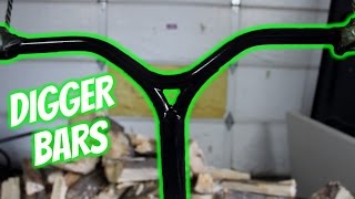 PAINTING SCOOTER BARS!