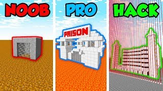 Minecraft NOOB vs. PRO vs. HACKER: SAFEST PRISON in Minecraft! (Animation)
