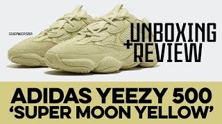 UNBOXING+REVIEW - adidas Yeezy 500 'Super Moon Yellow'
