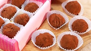 バレンタインチョコ 簡単トリュフチョコHow to Make Chocolate truffle