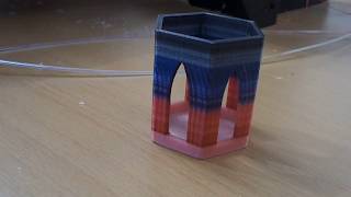 Первая проба домашнего изготовления цветного филамента для 3D печати