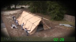 Utilis TM60 Rapid Deployable Tactical Military Tent Shelter - Timed Setup