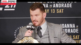 Стипе Миочич - интервью после боя с Дос Сантосом на UFC 211
