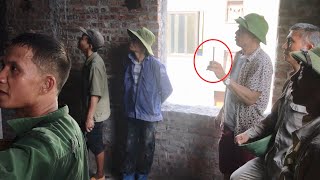 Máy phun vữa trát tường làm anh em thợ lần đầu tiên tiếp xúc rất ngạc nhiên vì hiệu quả