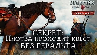 Ведьмак 3: Дикая Охота - Плотва проходит квест без Геральта