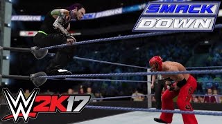 WWE 2K17: SIMULATION | Mysterio vs Kane vs Hardy vs Jericho - SmackDown 01/05/09 Highlights