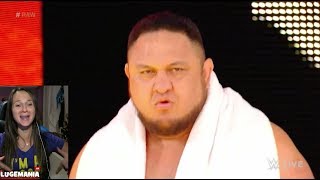 WWE Raw 10/30/17 Samoa Joe Returns to Raw