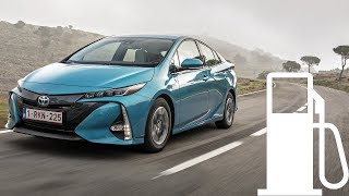 Toyota Prius Plug-in Hybrid (2017) - fuel consumption: EV, city, 90, 120, 140 km/h :: [1001cars]