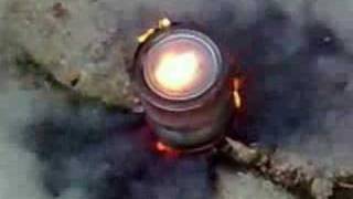 Smoke bomb (KNO3 + Sugar)