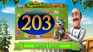 Gardenscapes 203 level Walkthrough