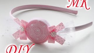 МК Ободок "Конфетка"\МК Ободок к костюму конфетки\ DIY  Rim "Sweet candy"
