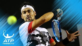 Fabio Fognini stunning lob vs Sandgren | Rio Open 2018
