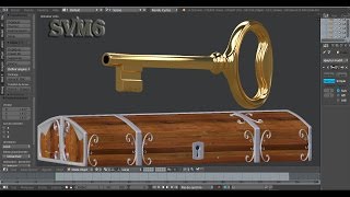 Blender 3D Modéliser Un Coffre en Bois Vernis de A Z Tutoriel Français n°6 SVM6