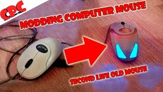 МОДДИНГ СТАРИННОЙ КОМПЬЮТЕРНОЙ МЫШКИ! || MODDING OLD COMPUTER MOUSE