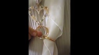 Guardate cosa utilizzo per realizzare le mie sciarpe - Elisir Bijoux