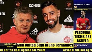 Manchester United sign Bruno Fernandes | Live Reaction | Trasnfer News