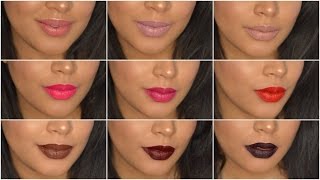 LIPSWATCH | TOO FACED Melted Matte Liquid Lipstick REVIEW/SWATCHES (WOC/Tan Skin/Brown Skin)