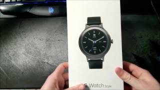 LG Watch Style Titanium - unboxing