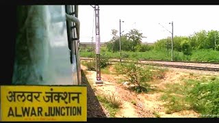 ALWAR JUNCTION Arrival & Departure | 12403 Allahabad Jaipur Express!!